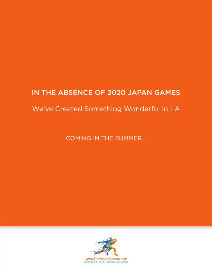 in the absence of 2020 japan games we ve created