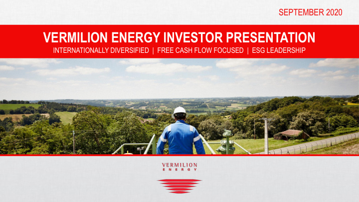 vermilion energy investor presentation