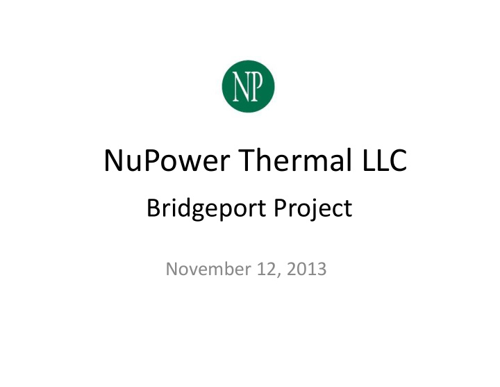 nupower thermal llc