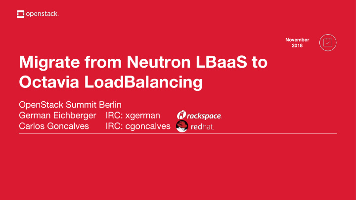 migrate from neutron lbaas to octavia loadbalancing