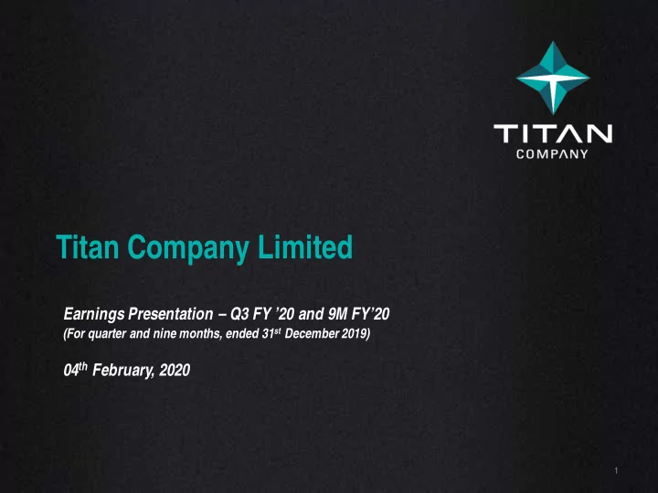 titan company limited