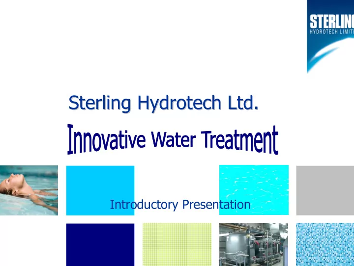 sterling hydrotech ltd sterling hydrotech ltd