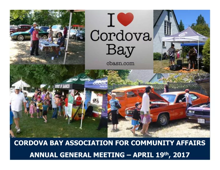 cordova bay association for community affairs 2016