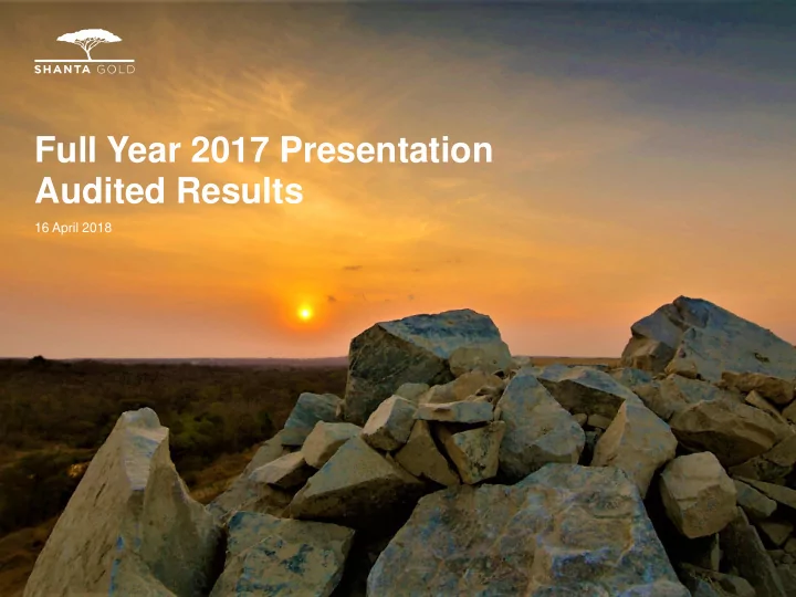 audited results