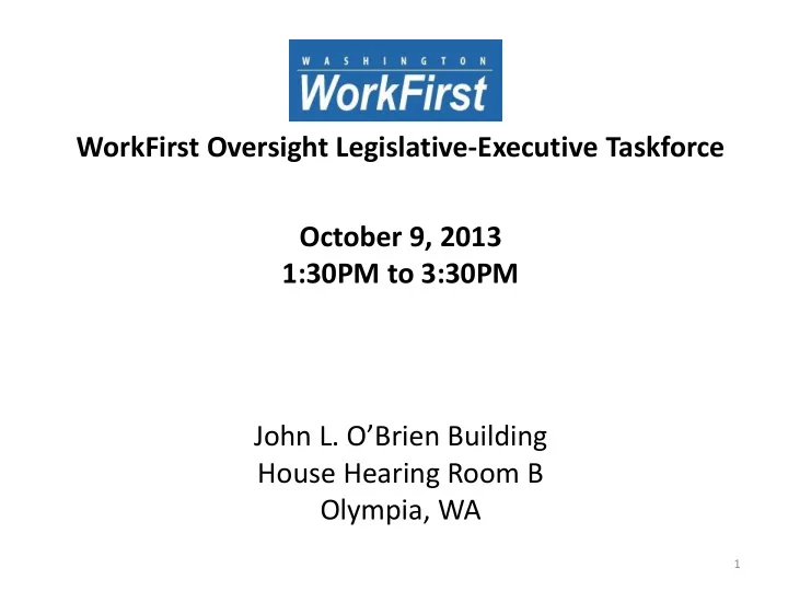 october 9 2013 1 30pm to 3 30pm john l o brien building