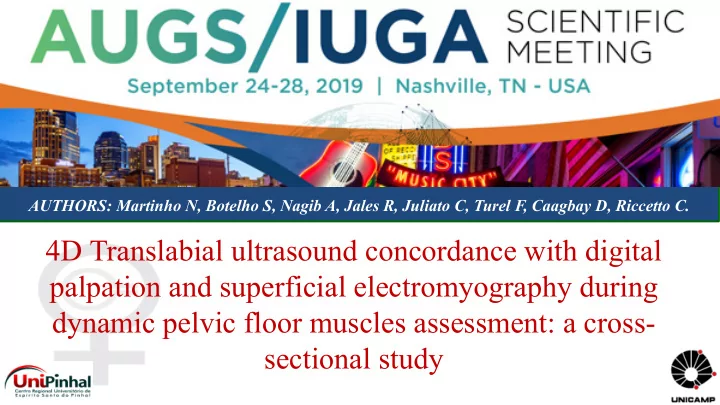 4d translabial ultrasound concordance with digital