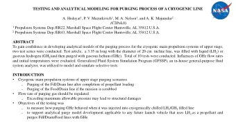 gaseous hydrogen (GH 2 )and then purged with gaseous helium (GHe). Total of 10 tests were