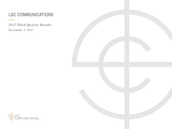 lsc communications