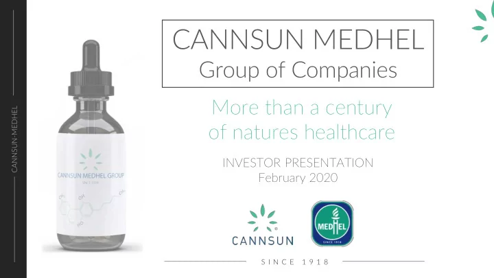 cannsun medhel