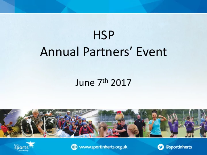 annual partners event