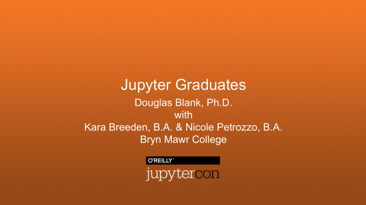 jupyter graduates