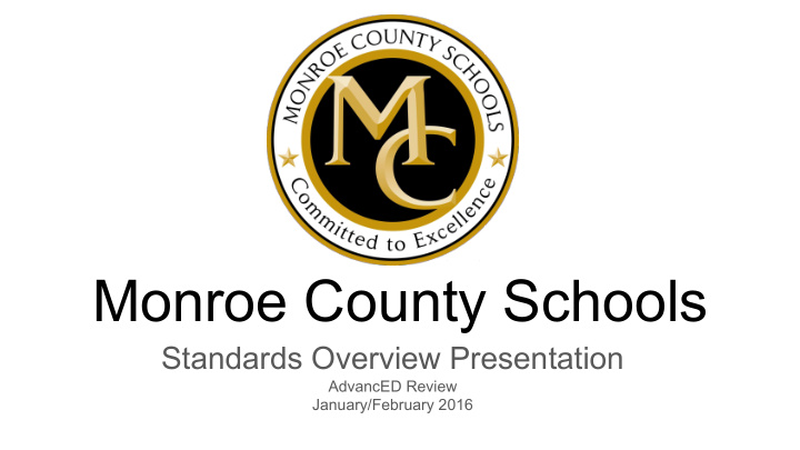 monroe county schools