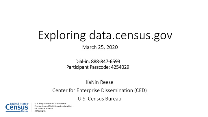 exploring data census gov