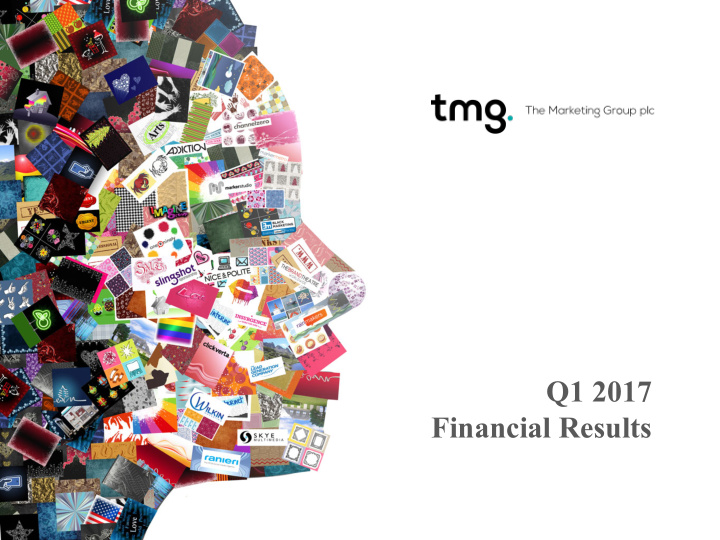 q1 2017 financial results legal disclaimer