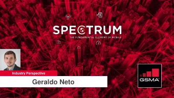 Geraldo Neto  Industry Perspective  October 2019  5G is expected to contribute $2.2 trillion to