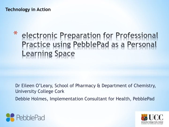 dr eileen o leary school of pharmacy department of