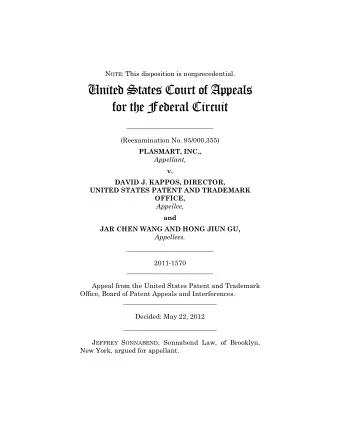 United States Court of Appeals  for the Federal Circuit  __________________________  (Reexamination