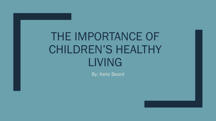 children s healthy