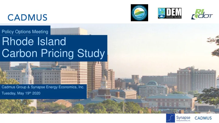 rhode island carbon pricing study