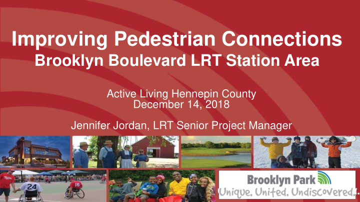 improving pedestrian connections