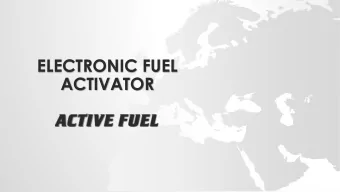 ACTIVATOR  CONTENT  About us  I.  Diesel Engines  II. III. The Solution IV. Achieved results