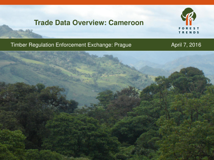 trade data overview cameroon