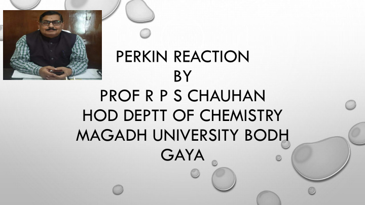 perkin reaction by