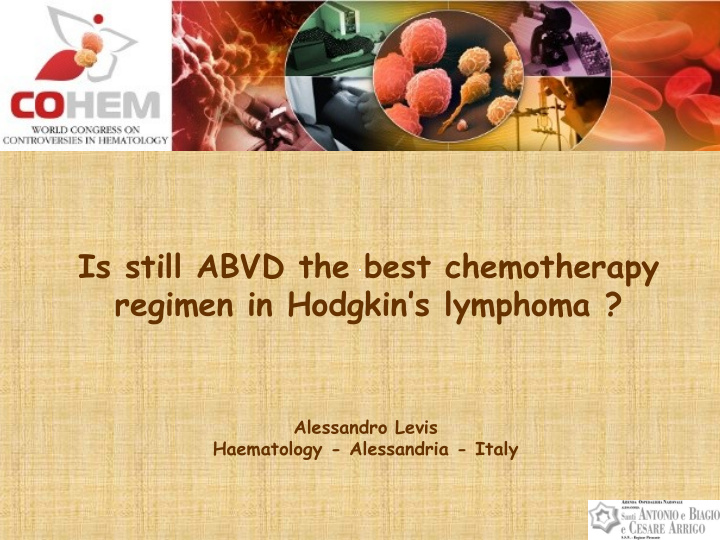 is still abvd the best chemotherapy regimen in hodgkin s