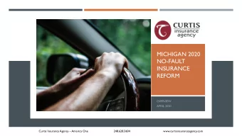 REFORM Curtis Insurance Agency  America One  248.628.3604  www.curtisinsuranceagency.com