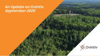 An Update on Ovintiv  September 2020  1  Ratings Action  The Company issued the following statement