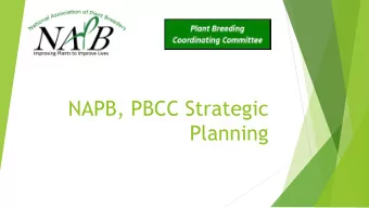 NAPB, PBCC Strategic  Planning  History  2006  2007  2008  2009  2010  2011  2012  2013  2014  NAPB