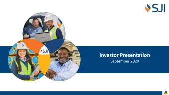 Investor Presentation  September 2020  Investor Presentation  Forward-Looking Statements &amp;