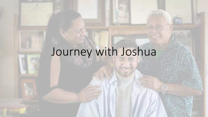 journey with joshua ice breaker lit