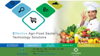 Tel 1: 868 - 701  5499  |  Tel 2: 868 - 221 - 4436  Web: https://xhuma.co/agriculture About Us