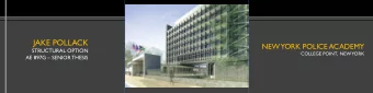 JAKE POLLACK  NEW  YORK POLICE ACADEMY  STRUCTURAL OPTION  COLLEGE POINT,  NEW  YORK AE 897G