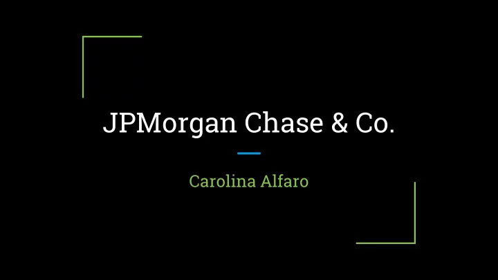 jpmorgan chase co
