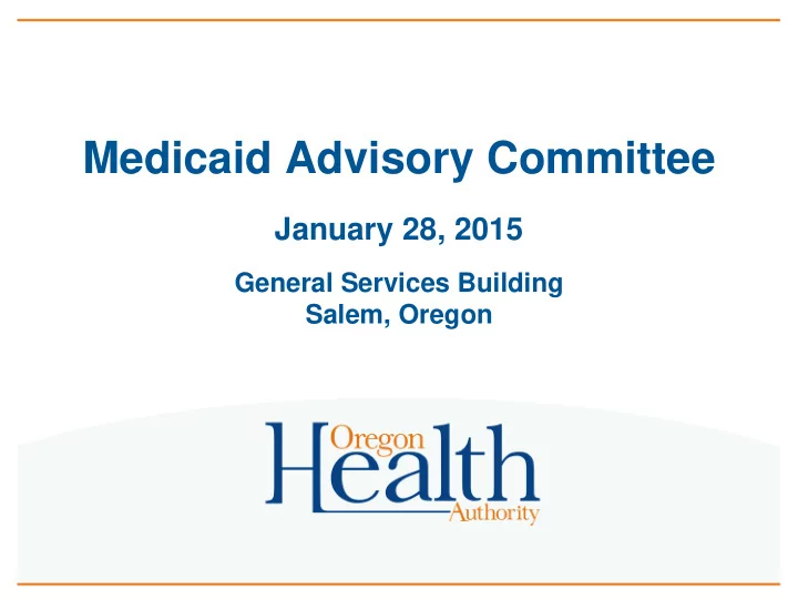 medicaid advisory committee