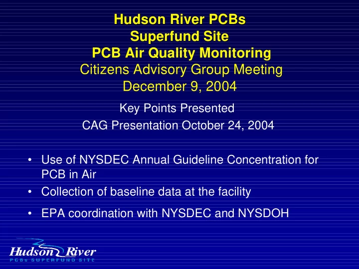 hudson river pcbs hudson river pcbs superfund site