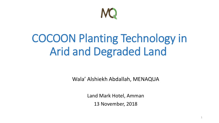 arid id and degraded land