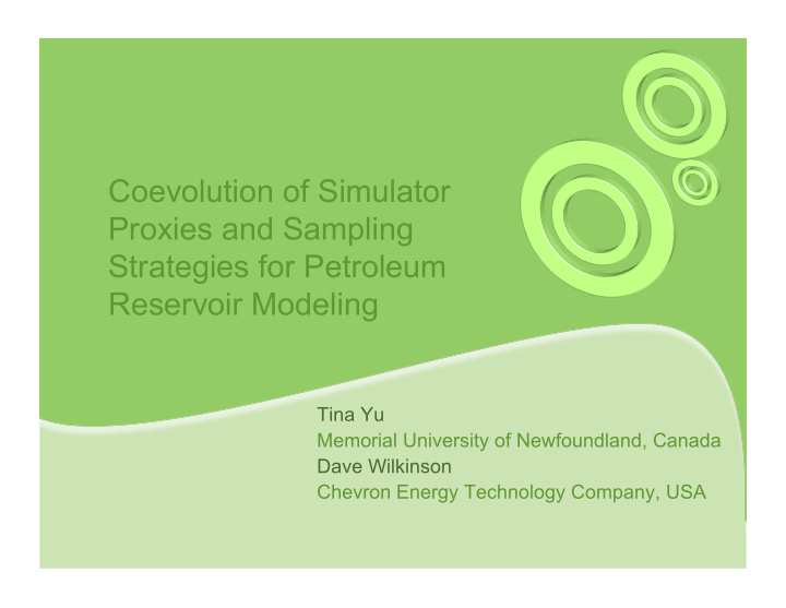 coevolution of simulator proxies and sampling strategies