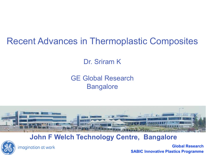 recent advances in thermoplastic composites