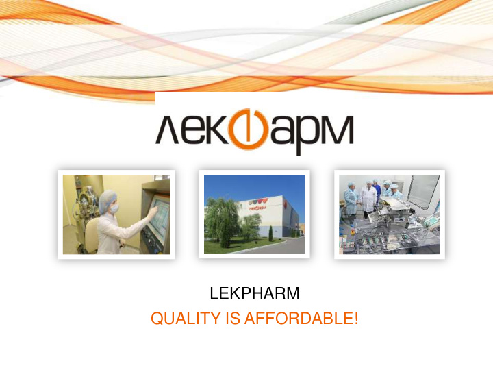lekpharm quality is affordable