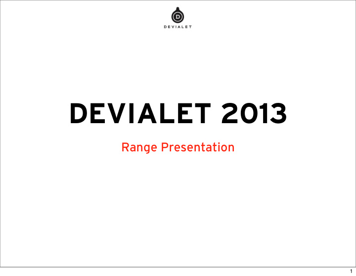 devialet 2013