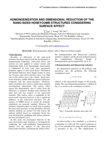 HOMONGENIZATION AND DIMENSIONAL REDUCTION OF THE  NANO-SIZED HONEYCOMB STRUCTURES CONSIDERING