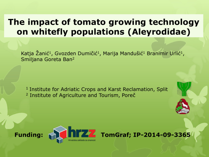 the impact of tomato growing technology