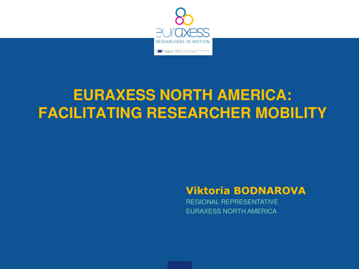 euraxess north america facilitating researcher mobility