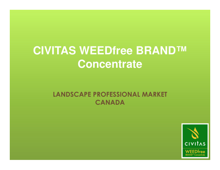 civitas weedfree brand concentrate