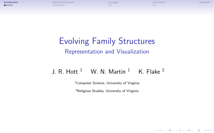 evolving family structures