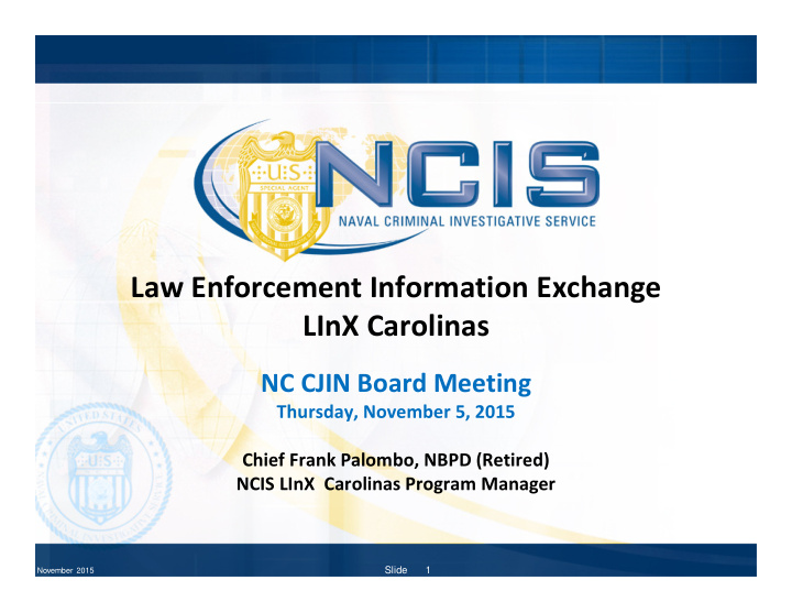 law enforcement information exchange linx carolinas