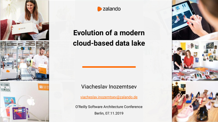 evolution of a modern cloud based data lake